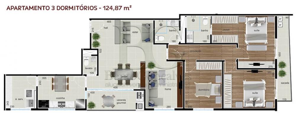 Planta - Residencial Mendona Chaves - Edifcio de Apartamento