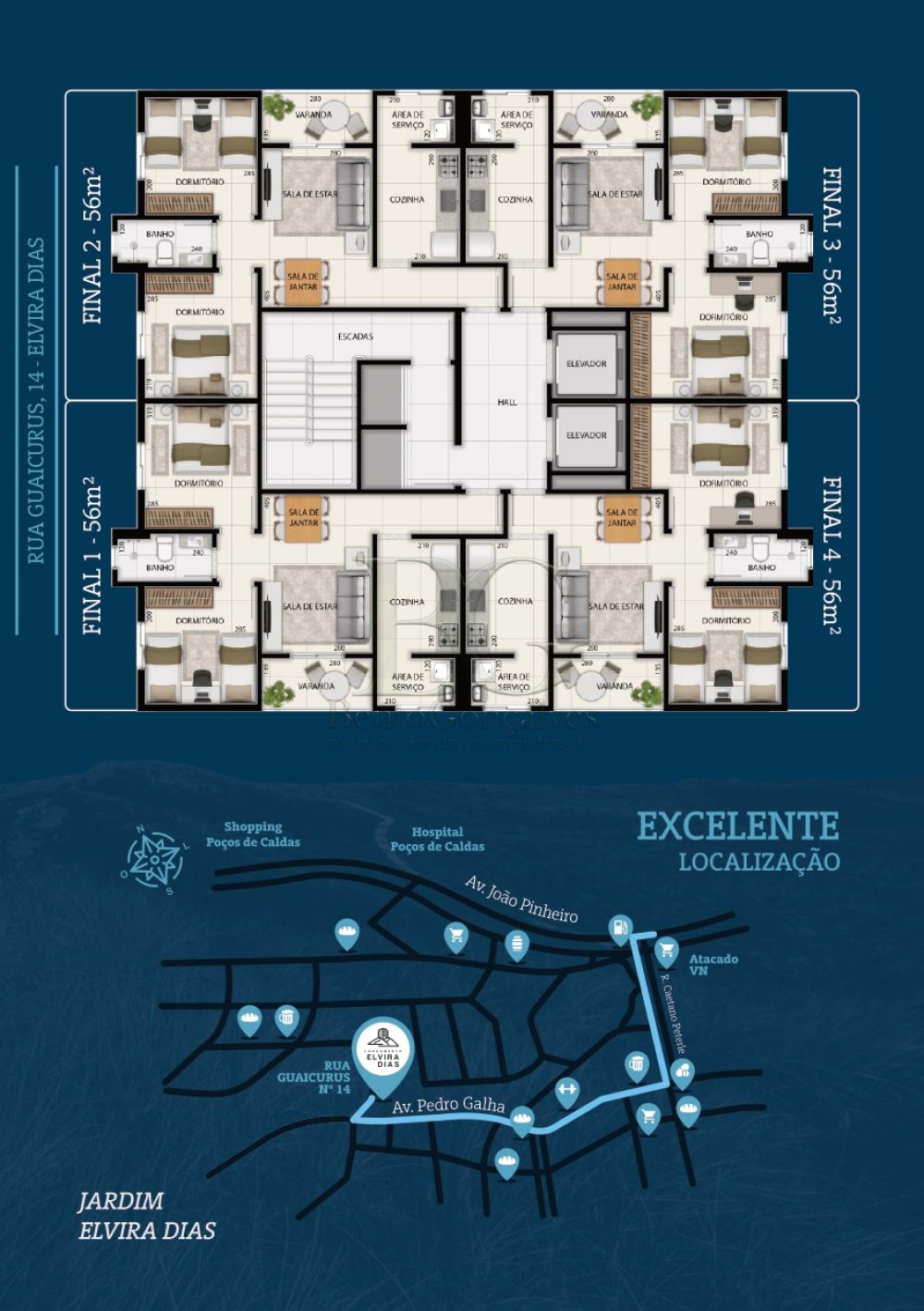 Comprar Apartamentos / Padrão em Poços de Caldas apenas R$ 170.000,00 - Foto 4 Comprar Apartamentos / Padrão em Poços de Caldas apenas R$ 170.000,00 - Foto 4
