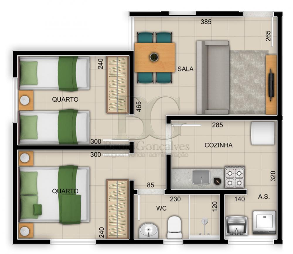 Planta - Residencial Mirante da Serra - Condomnio de Edifcios