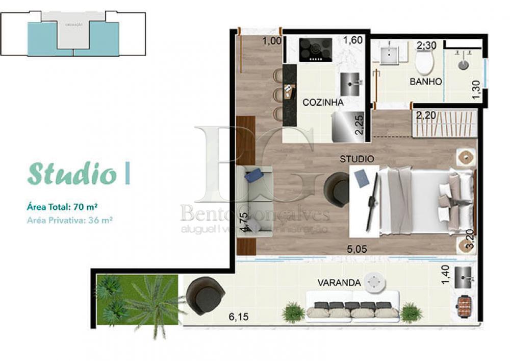 Planta - Studio Living - Edifcio de Apartamento